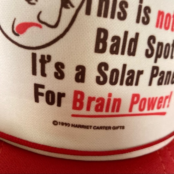 1990 Vintage Balding Trucker Hat - Picture 3 of 5